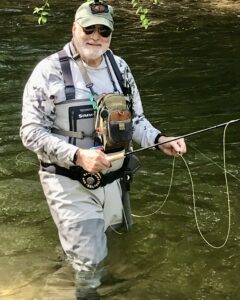 Amir fishing