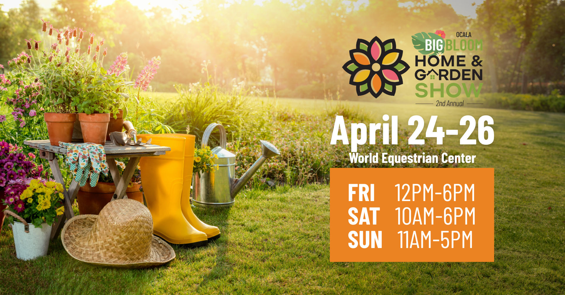 The 2nd Annual Ocala Big Bloom Home & Garden Show Returns April 24–26