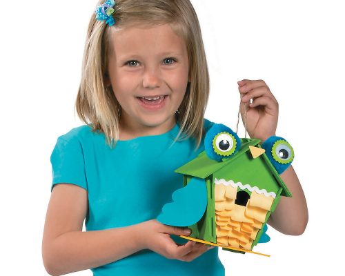 Kid with Bird House